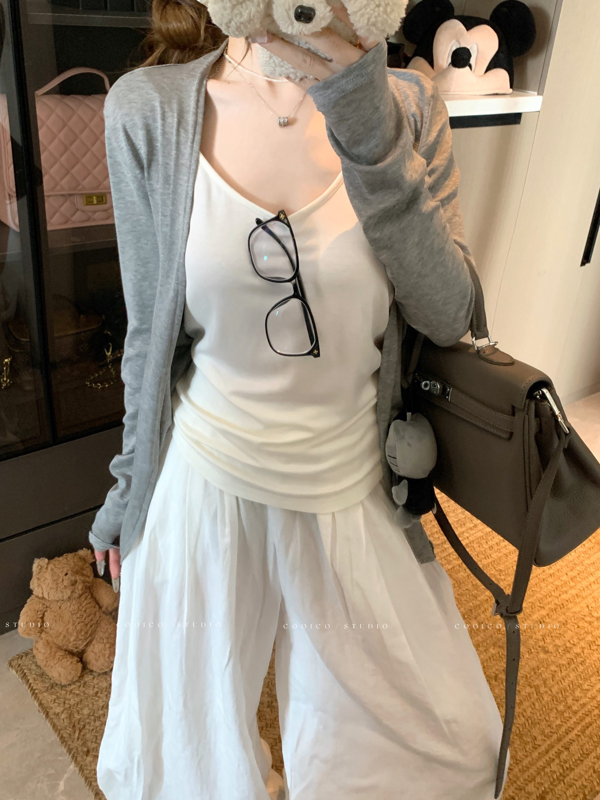 Plus Size Fall New Korean Style Lazy Color Block Fake Two-Piece T-Shirt Casual Loose Top - Image 2
